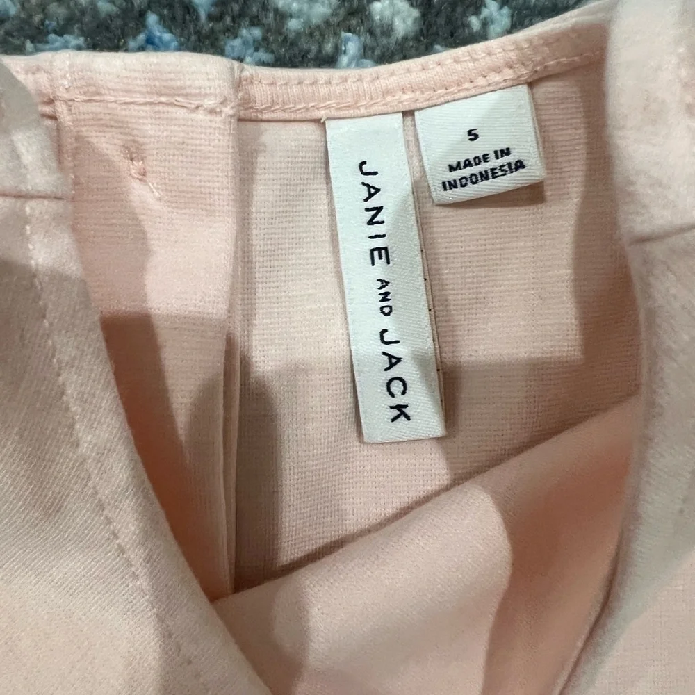 Janie and Jack pink pleated dress - Picture 4 of 4